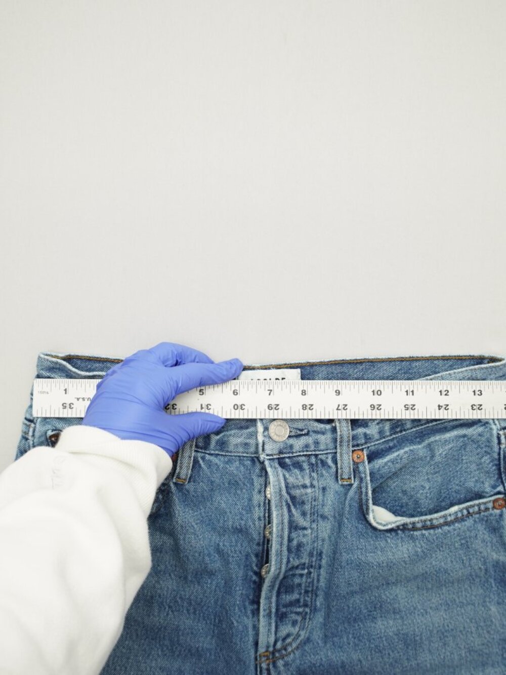 AGOLDE Fran Low Slung Straight Jeans in Reign Size 24 - Picture 10 of 12